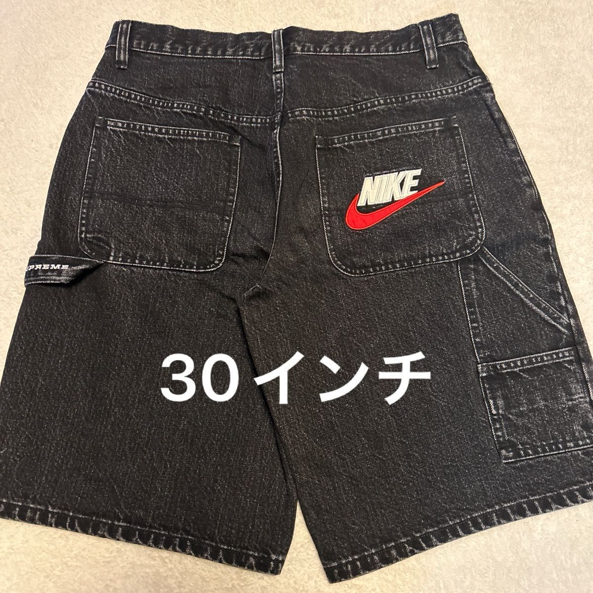 supreme × NIKE Denim Short 30インチ ブラック シュプリーム supreme × NIKE Denim Short 30インチ ブラック シュプリーム
