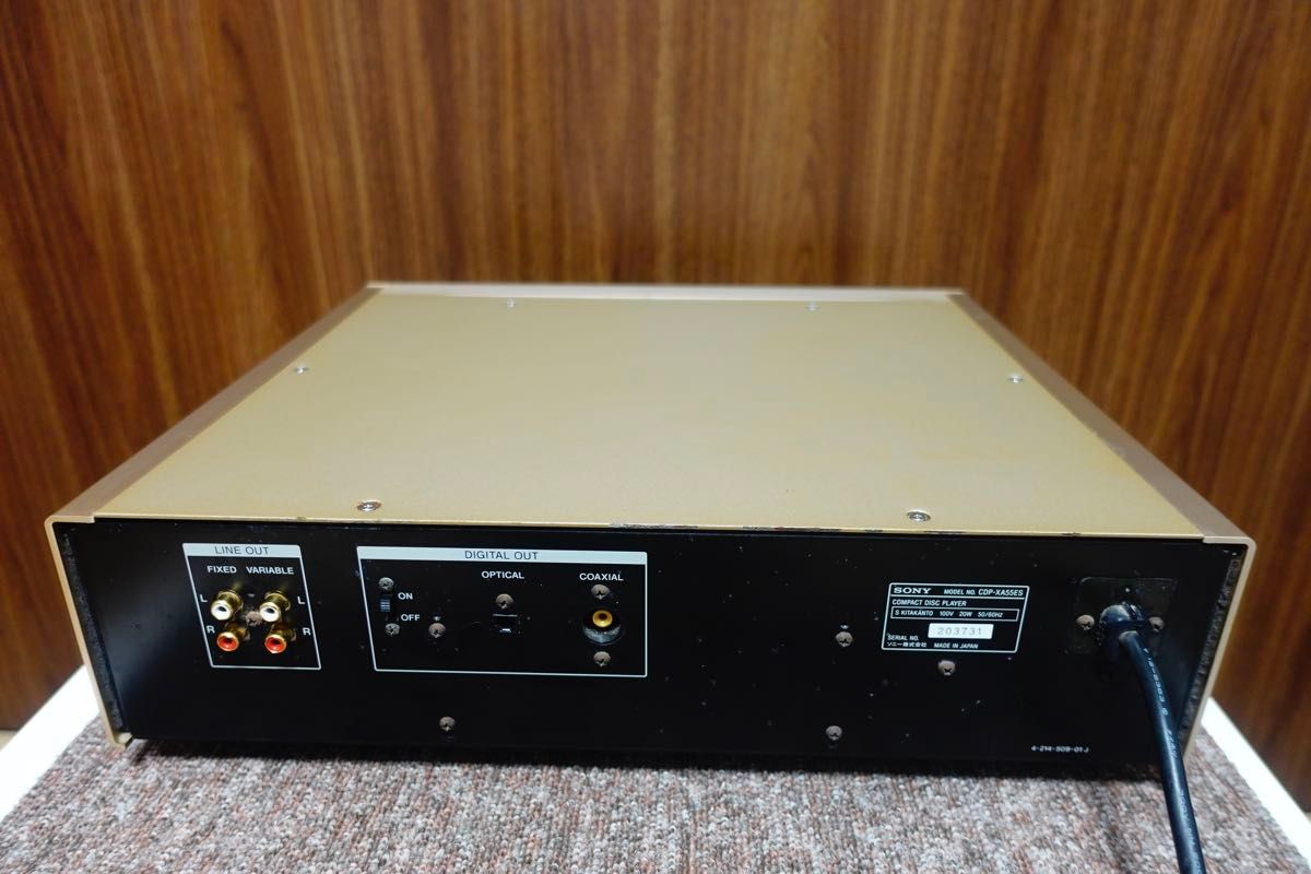 SONY CDP-XA55ES CDプレーヤー ソニー 動作品|Yahoo!フリマ(旧 SONY CDP-XA55ES CDプレーヤー ソニー 動作品|Yahoo!フリマ(旧