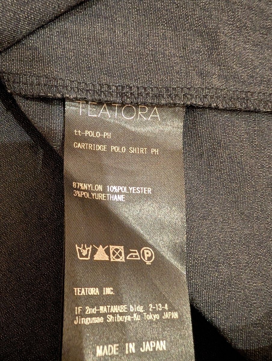 TEATORA テアトラ CARTRIDGE POLO SHIRT PHカートリッジ TEATORA テアトラ CARTRIDGE POLO SHIRT PHカートリッジ