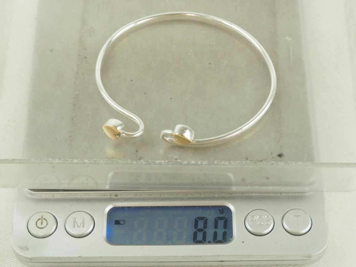 TIFFANY&CO ティファニー ダブルハート フック バングル SILVER TIFFANY&CO ティファニー ダブルハート フック バングル SILVER