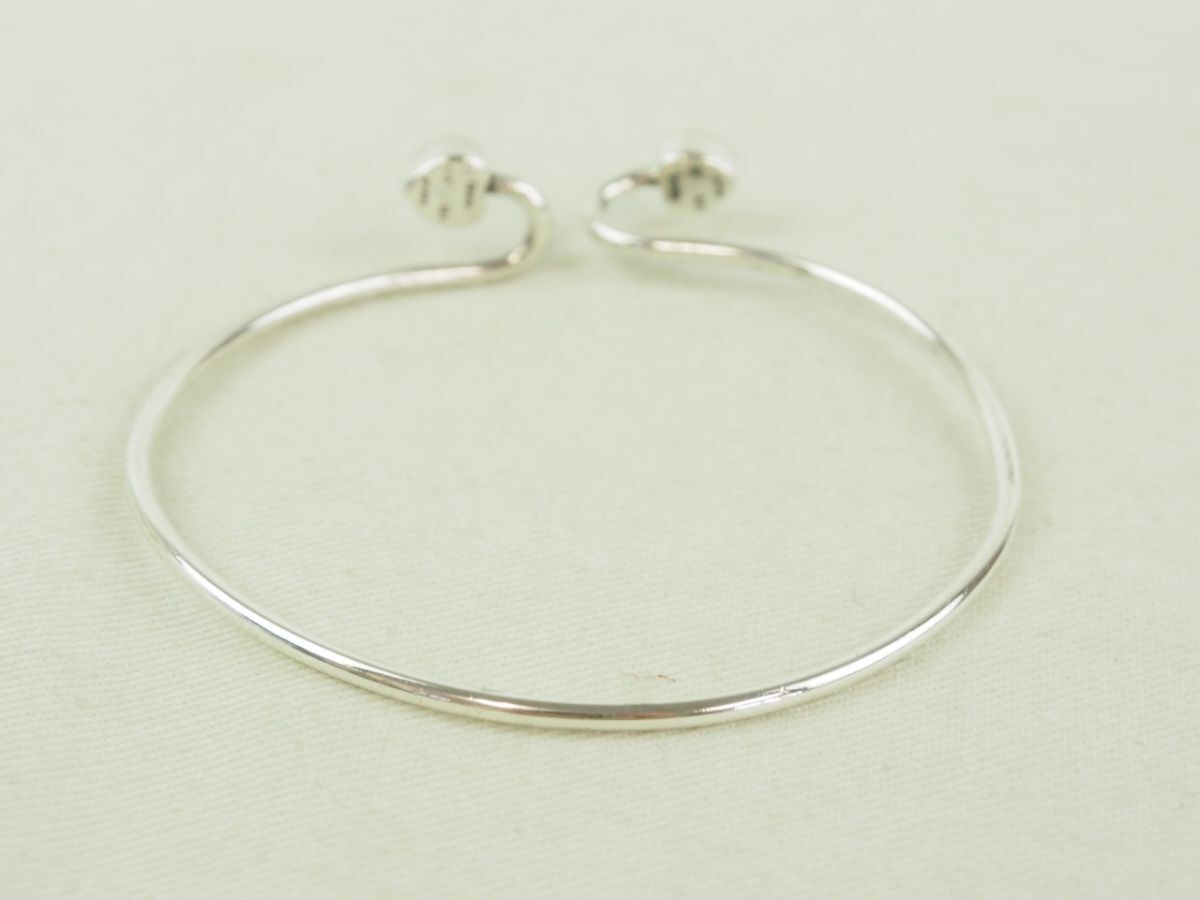 TIFFANY&CO ティファニー ダブルハート フック バングル SILVER TIFFANY&CO ティファニー ダブルハート フック バングル SILVER