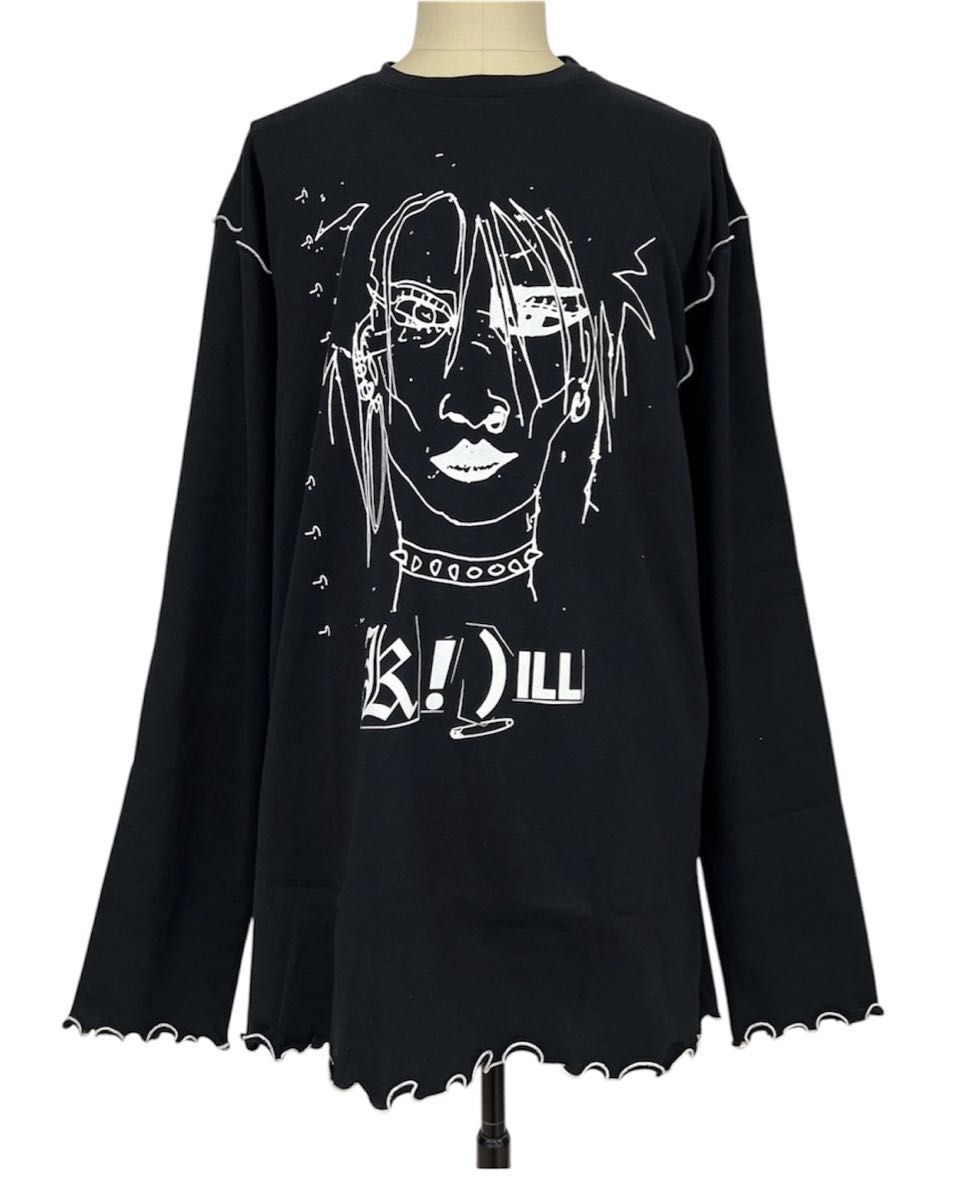 24aw KIDILL PUNK GIRL RIB KNIT LONG SLEEVE T-SHIRT キディル 24aw KIDILL PUNK GIRL RIB KNIT LONG SLEEVE T-SHIRT キディル