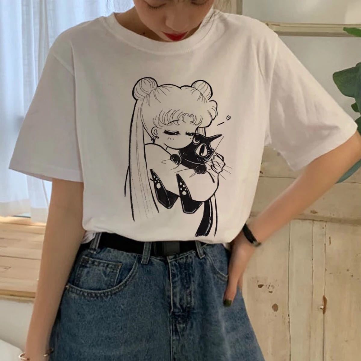 セーラームーン 半袖Tシャツ