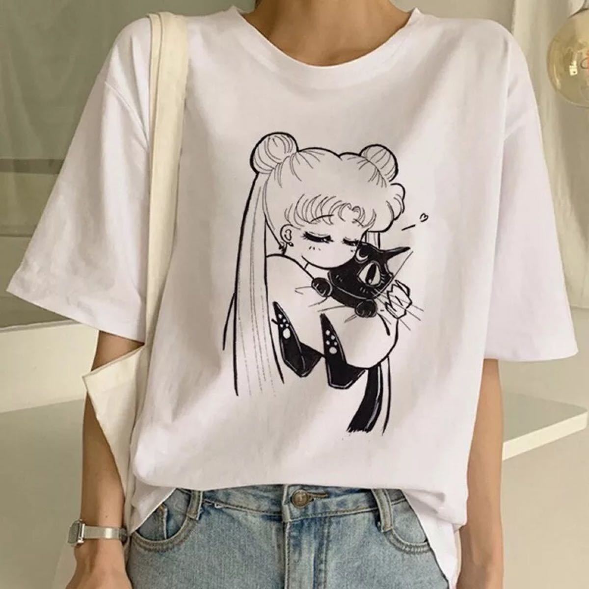 セーラームーン 半袖Tシャツ