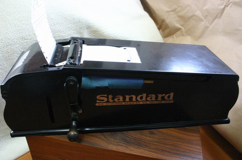 The Standard Register DAYTON OHIO アメリカ ヴィンテージ レジスター キャッシャー