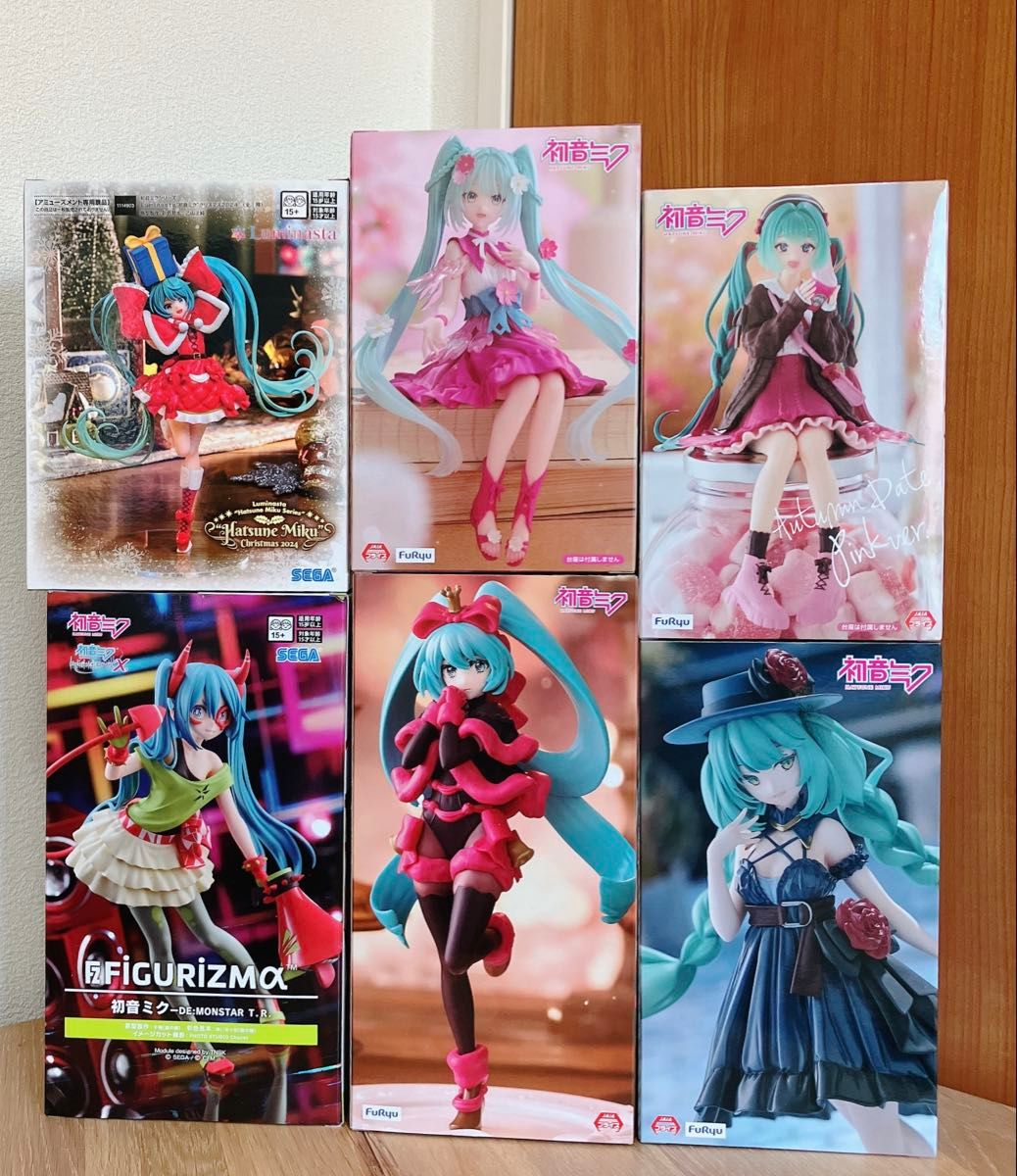初音ミク フィギュア ぬーどるストッパー プライズ 未開封 6点 初音ミク フィギュア ぬーどるストッパー プライズ 未開封 6点