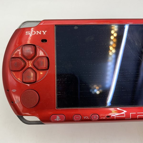ジャンク【PSP-3000】 レッド ふた欠品 プレイステーション ジャンク【PSP-3000】 レッド ふた欠品 プレイステーション