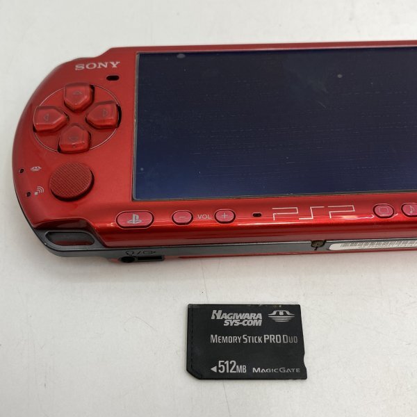 ジャンク【PSP-3000】 レッド ふた欠品 プレイステーション ジャンク【PSP-3000】 レッド ふた欠品 プレイステーション