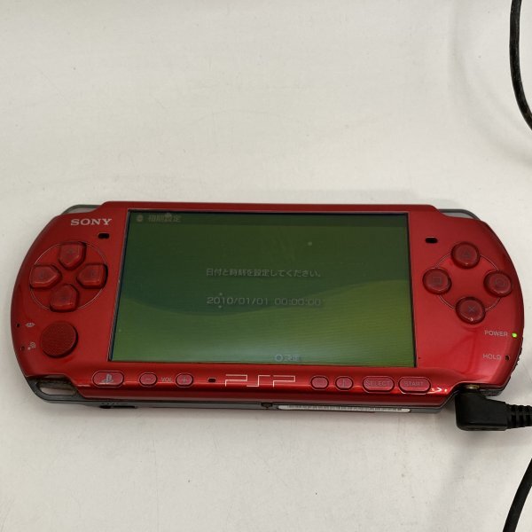 ジャンク【PSP-3000】 レッド ふた欠品 プレイステーション ジャンク【PSP-3000】 レッド ふた欠品 プレイステーション