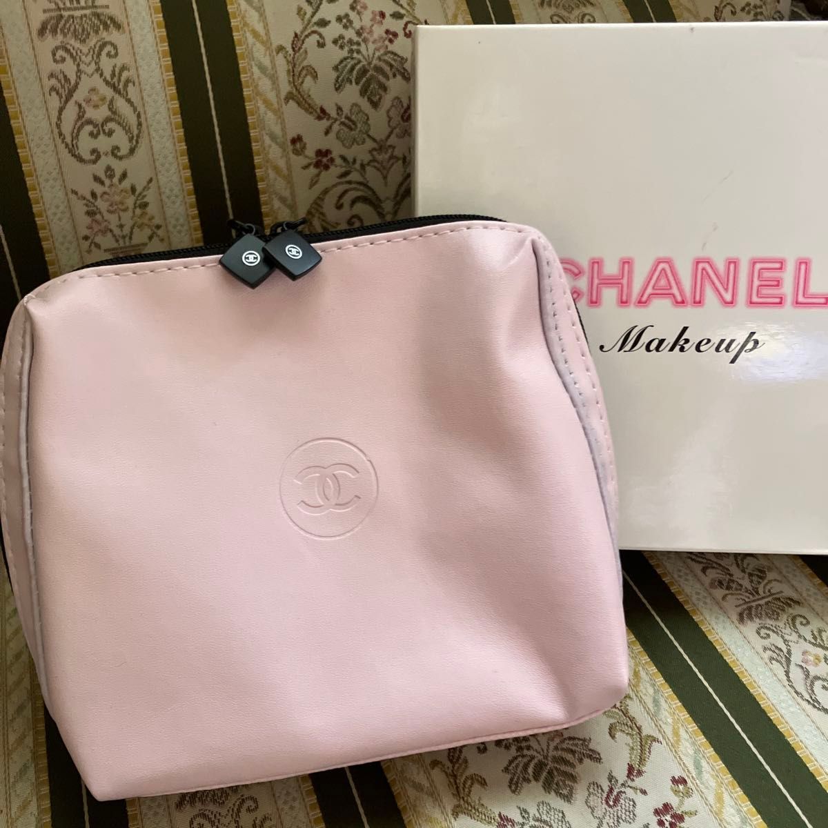 CHANEL シャネル ノベルティ メイクポーチ ピンク 未使用|Yahoo CHANEL シャネル ノベルティ メイクポーチ ピンク 未使用|Yahoo