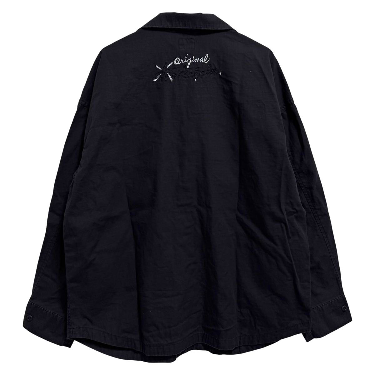 TENDERLOIN テンダーロイン MOCK BDU RIP STOP JKT ロゴ 刺繍 TENDERLOIN テンダーロイン MOCK BDU RIP STOP JKT ロゴ 刺繍