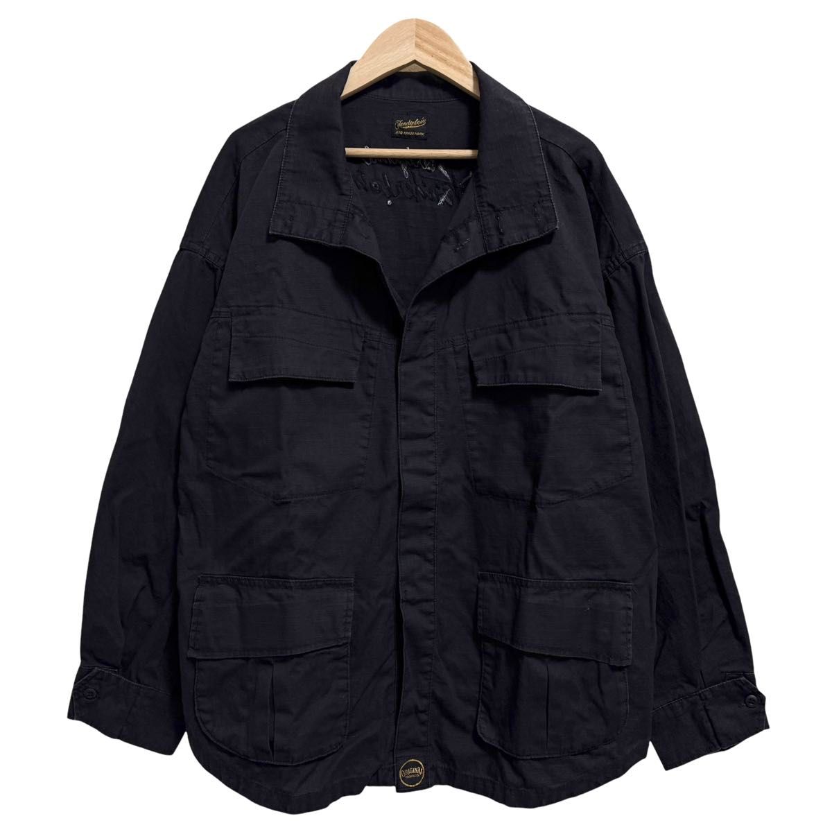 TENDERLOIN テンダーロイン MOCK BDU RIP STOP JKT ロゴ 刺繍 TENDERLOIN テンダーロイン MOCK BDU RIP STOP JKT ロゴ 刺繍