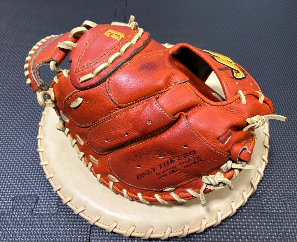 良型 美品】ハタケヤマ 硬式 キャッチャーミット オーダー 良型 美品】ハタケヤマ 硬式 キャッチャーミット オーダー