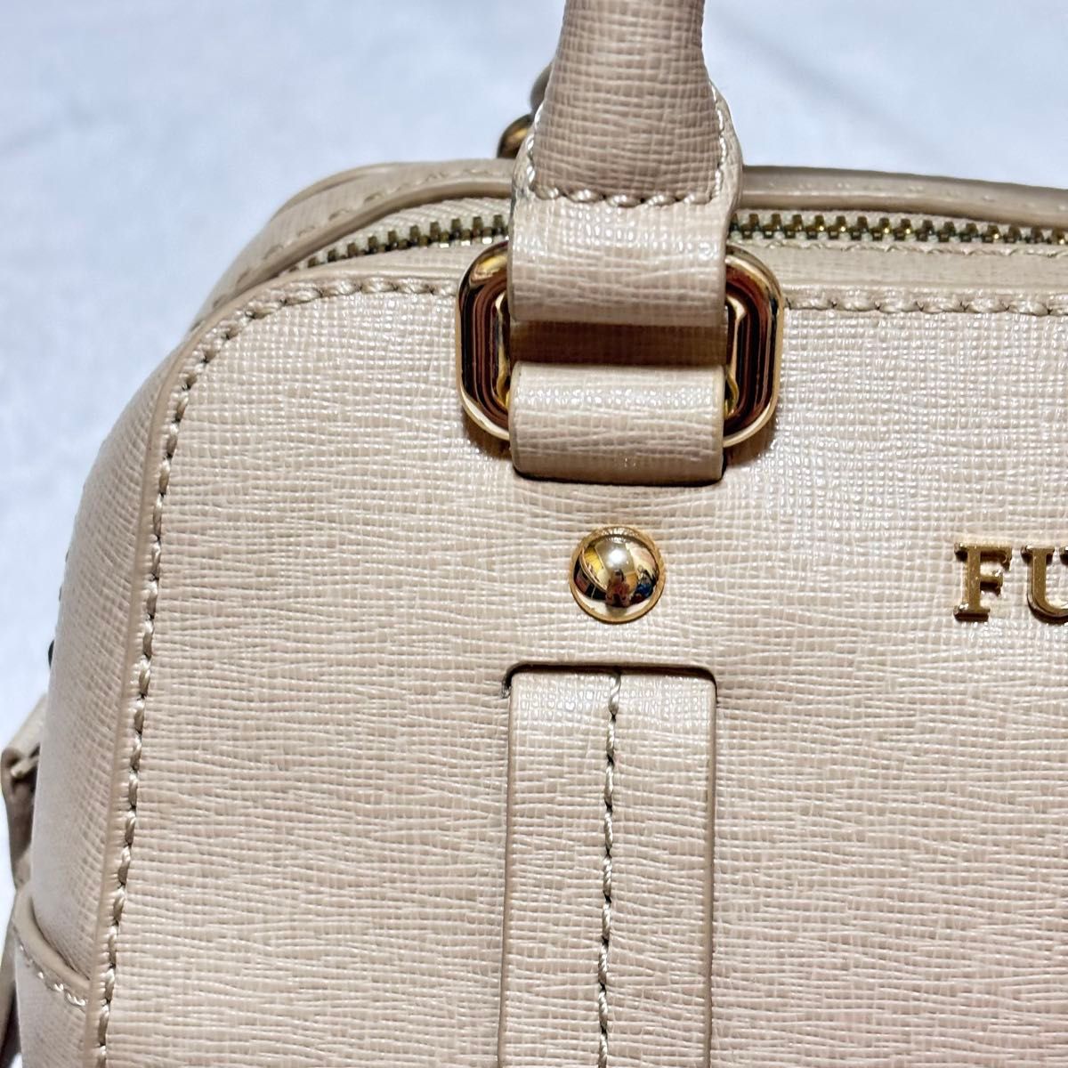 FURLA フルラ エレナ 2way ショルダーバッグ べージュ 保存袋 FURLA フルラ エレナ 2way ショルダーバッグ べージュ 保存袋