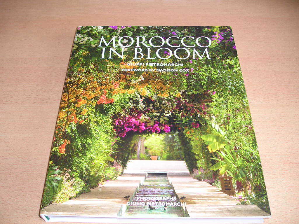 洋書・Morocco in Bloom・モロッコの壮麗な庭園と花々の記録の写真・デザイン画集