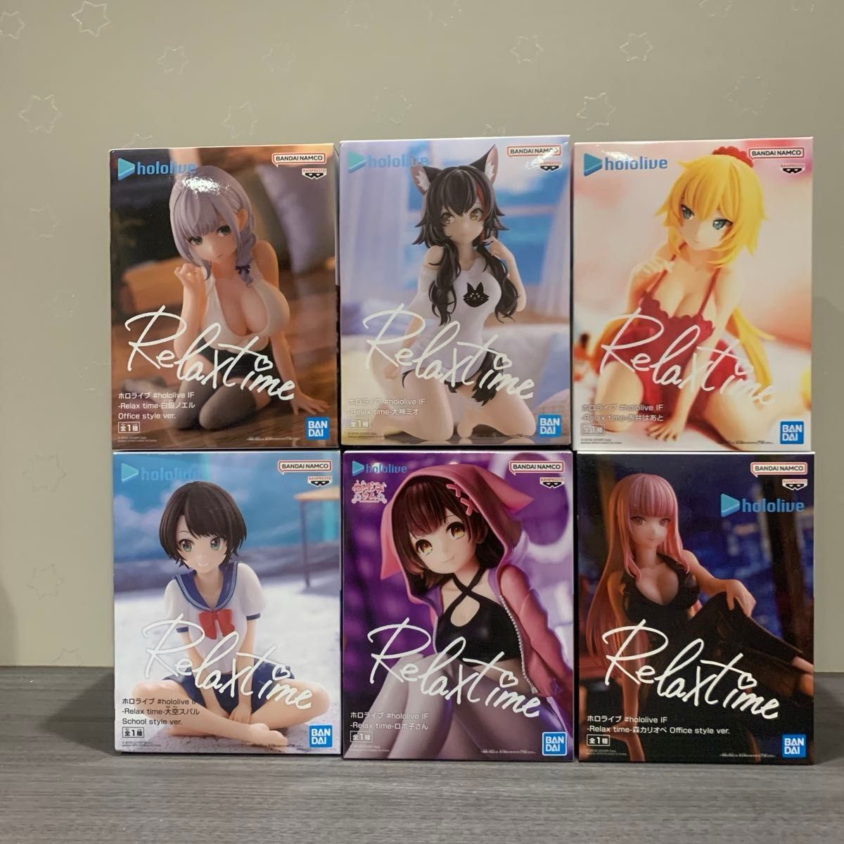 ホロライブ Relax time フィギュア 12体セット まとめ売り ホロライブ Relax time フィギュア 12体セット まとめ売り
