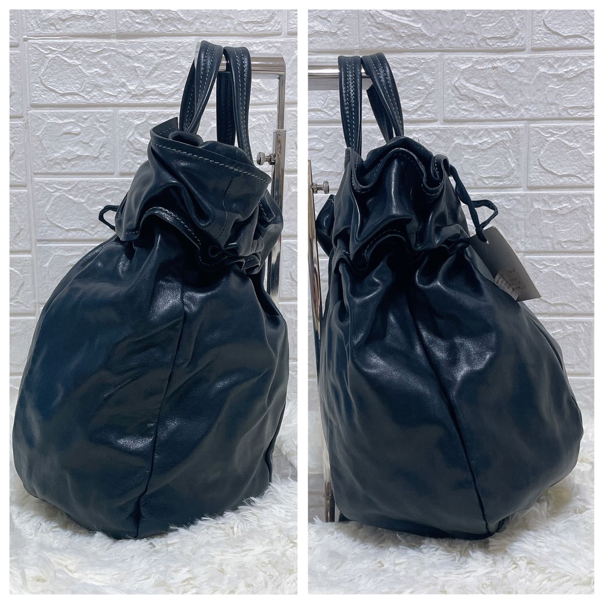 美品】ANDREA MABIANI アンドレアマビアーニ レザー トート 美品】ANDREA MABIANI アンドレアマビアーニ レザー トート