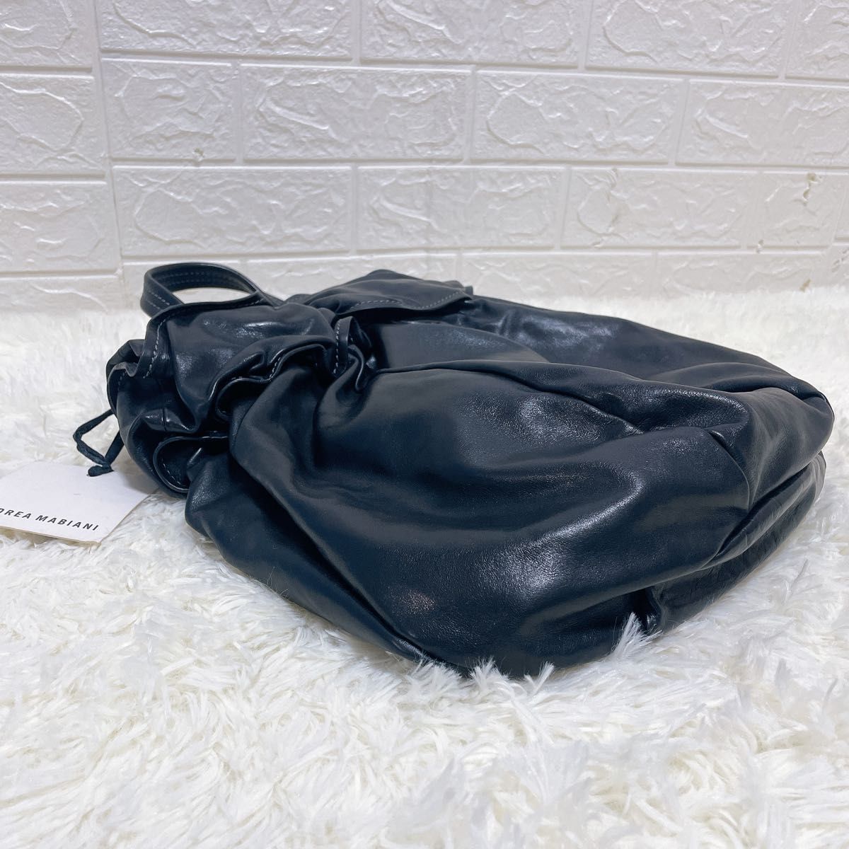 美品】ANDREA MABIANI アンドレアマビアーニ レザー トート 美品】ANDREA MABIANI アンドレアマビアーニ レザー トート