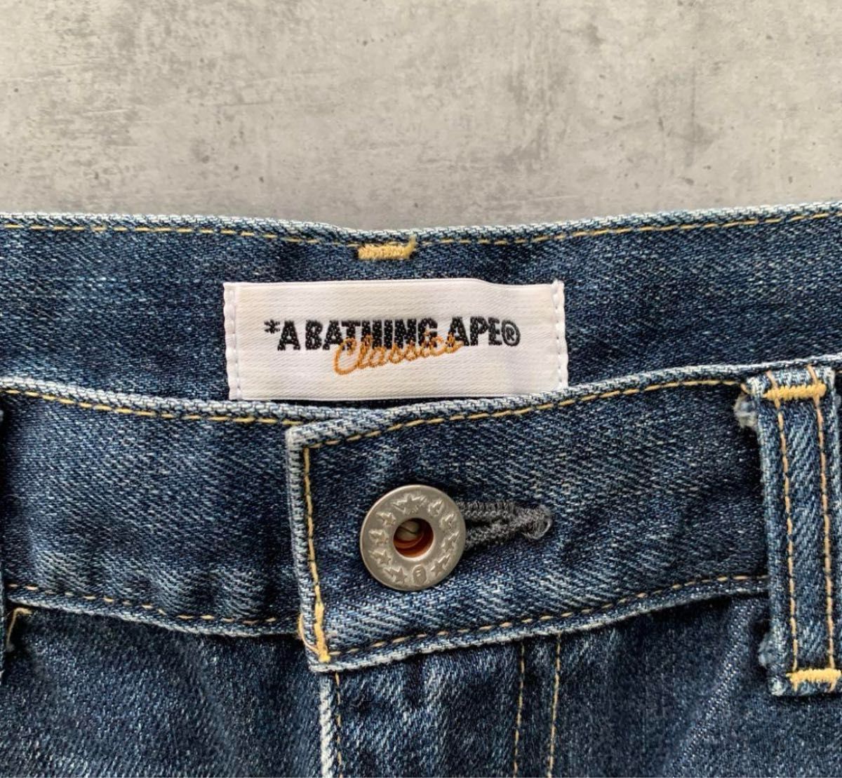 A BATHING APE ブラックデニムスカート XXS ア ベイシングエイプ A BATHING APE ブラックデニムスカート XXS ア ベイシングエイプ