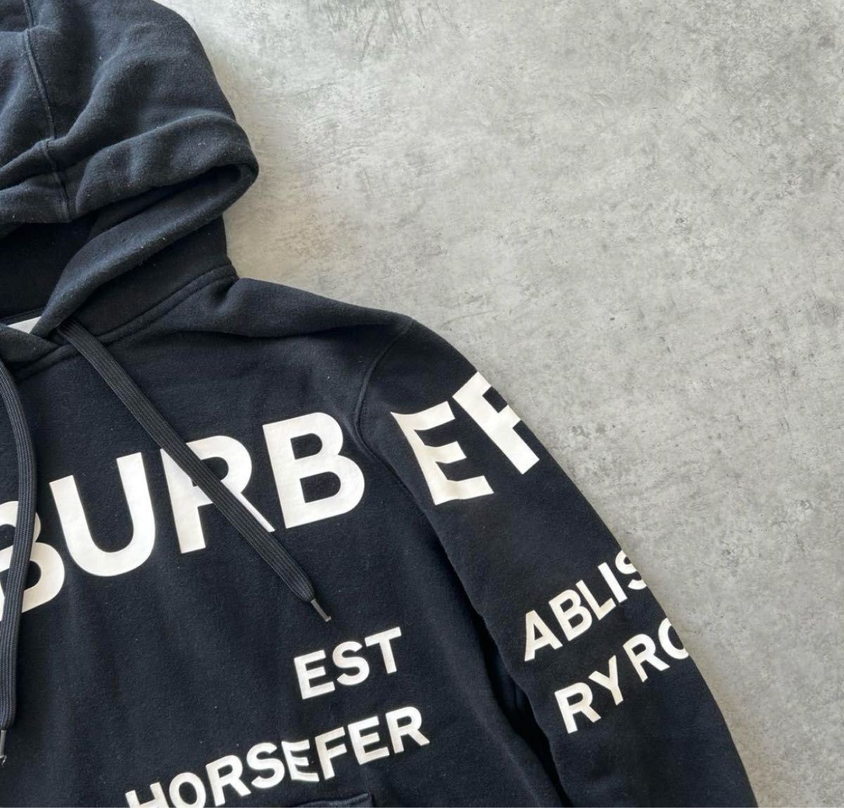 現行 バーバリー Burberry パーカー ユニセックス ブラック 現行 バーバリー Burberry パーカー ユニセックス ブラック