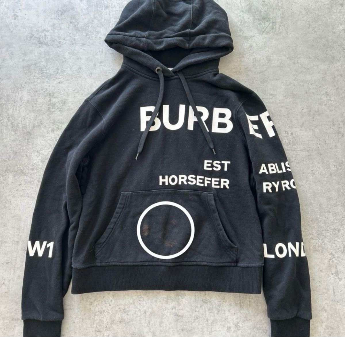 現行 バーバリー Burberry パーカー ユニセックス ブラック 現行 バーバリー Burberry パーカー ユニセックス ブラック
