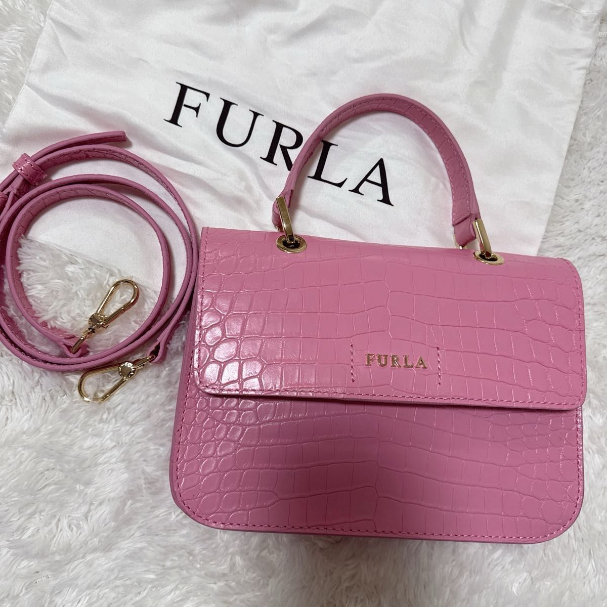 FURLA フルラ ショルダーバッグ ハンドバッグ 2way コーティング FURLA フルラ ショルダーバッグ ハンドバッグ 2way コーティング
