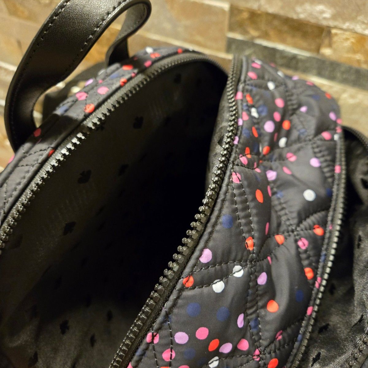 kate spade ケイトスペード ドット 柄 水玉 リュック kate spade ケイトスペード ドット 柄 水玉 リュック