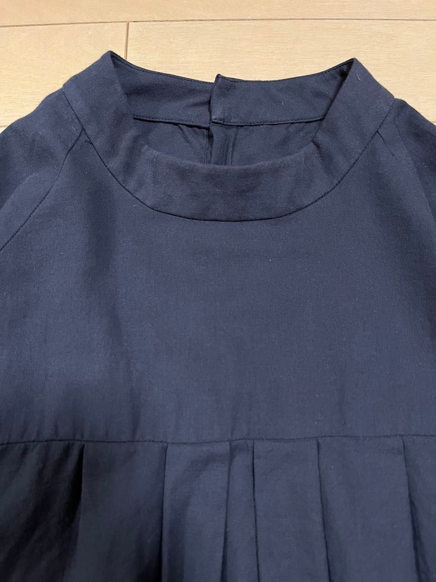evam eva エヴァムエヴァ コットンシルク プルオーバーブラウス evam eva エヴァムエヴァ コットンシルク プルオーバーブラウス