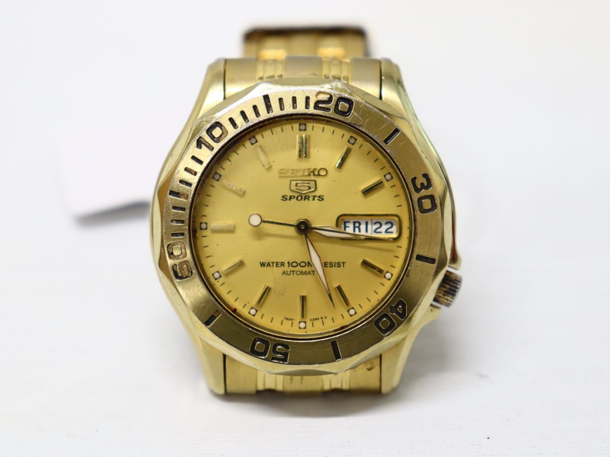 1円都 SEIKO セイコー5スポーツ メンズ腕時計 7S26-01G0 1円都 SEIKO セイコー5スポーツ メンズ腕時計 7S26-01G0