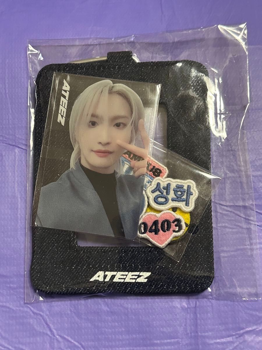 ソンファ ATEEZ 神戸ペンミ カスタムトレカホルダー トレカ ソンファ ATEEZ 神戸ペンミ カスタムトレカホルダー トレカ