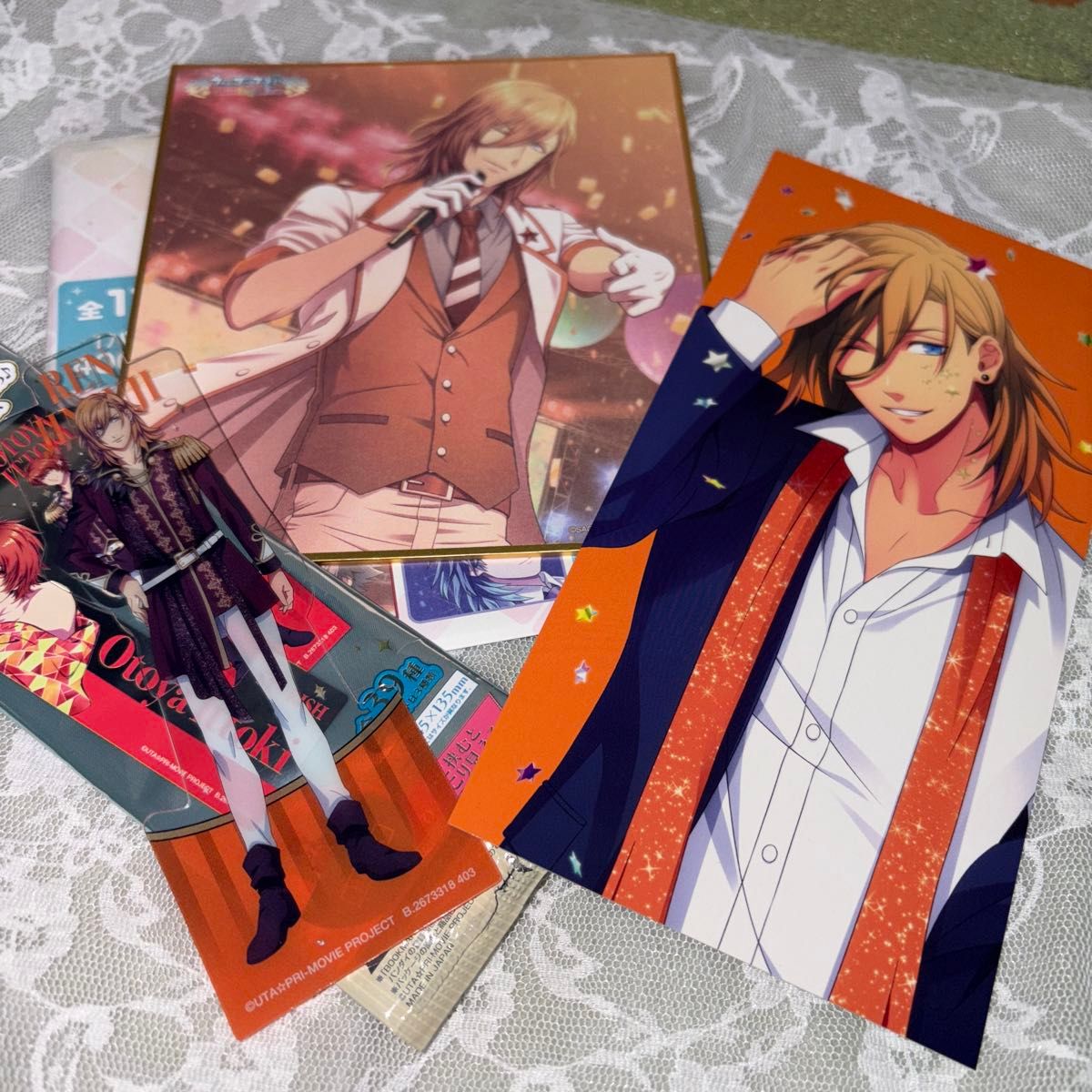 うたプリ 神宮寺レンブロマイド アクリルしおり色紙3点セット うたプリ 神宮寺レンブロマイド アクリルしおり色紙3点セット
