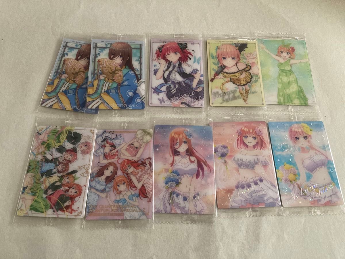五等分の花嫁 ウエハース カード SP 箔押し 一花 二乃 三玖 含む 五等分の花嫁 ウエハース カード SP 箔押し 一花 二乃 三玖 含む