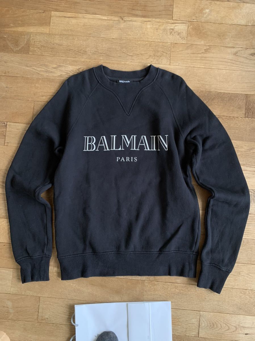 正規品 バルマン Tシャツ メンズ トップス Balmain Logo Detail T-shirt Nero インポート 入手困難 ストリート 店舗  トレンド ハイブランド