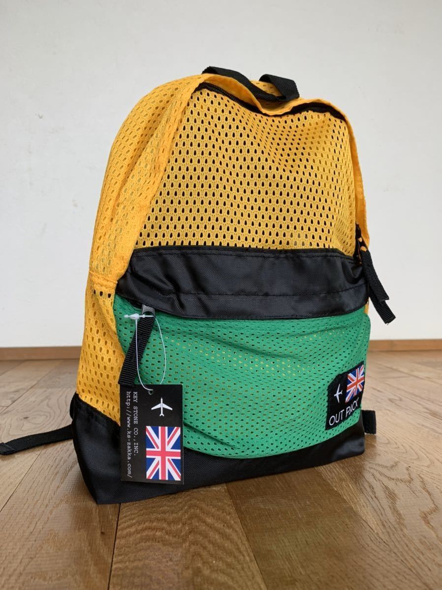 新品 イエロー おしゃれ アウトドア カジュアル カッコいい カラフル キッズ デイパック リュックサック 子供用 実用的 旅行 軽い 遠足 鞄 受賞店 子供用