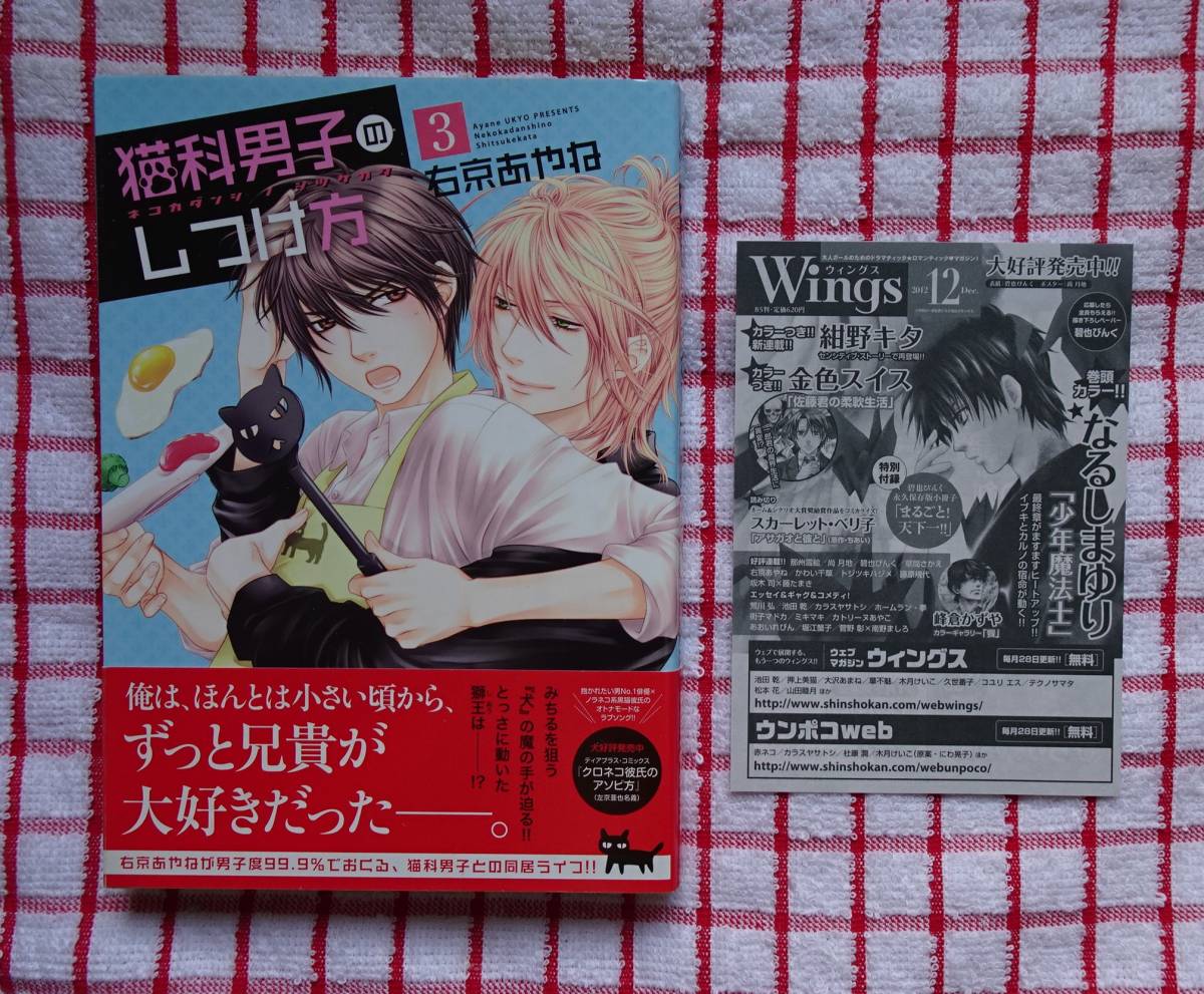 ヤフオク Wings Comics 猫科男子のしつけ方 3 右京あやね ヤフオク Wings Comics 猫科男子のしつけ方 3 右京あやね