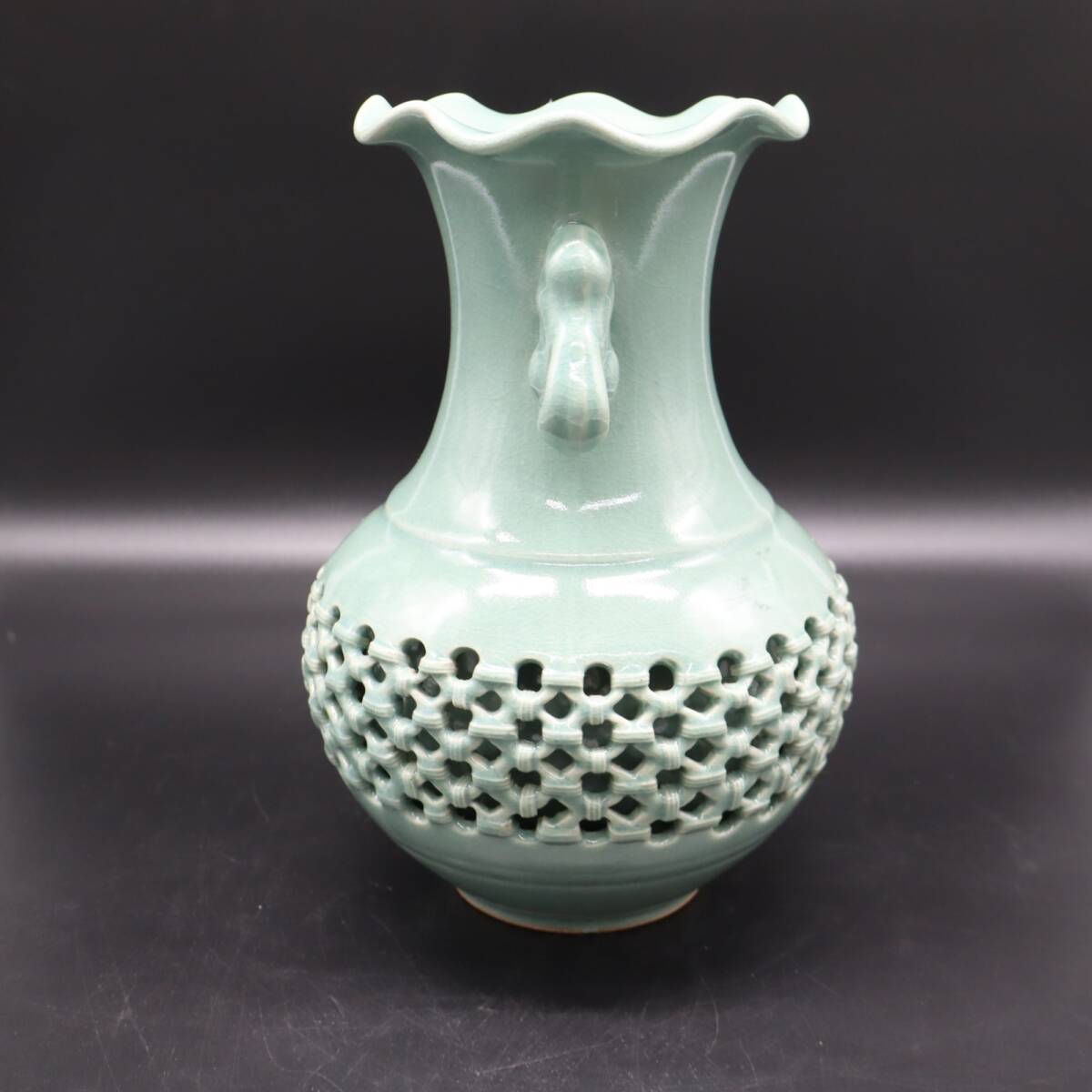 ◇陶磁器用 箱 |高麗青磁 花入 桐箱 栞付き|海青堂窯 |桐箱 ◇陶磁器用 箱 |高麗青磁 花入 桐箱 栞付き|海青堂窯 |桐箱