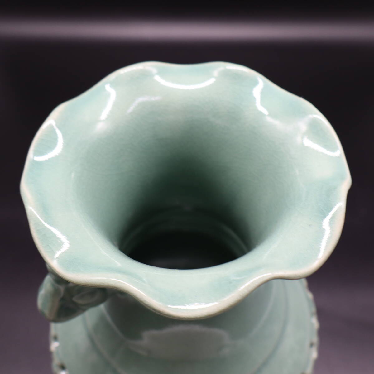 ◇陶磁器用 箱 |高麗青磁 花入 桐箱 栞付き|海青堂窯 |桐箱 ◇陶磁器用 箱 |高麗青磁 花入 桐箱 栞付き|海青堂窯 |桐箱