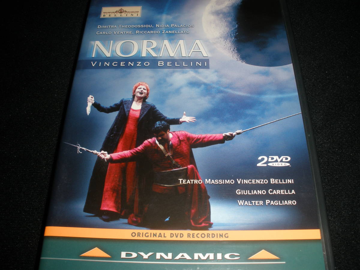 日本語字幕付き DVD テオドッシュウ ベッリーニ ノルマ パラチオス カレッラ パリアーロ カターニャ 歌劇場 Bellini Norma Theodossicou_日本語字幕付きDVD ノルマ テオドッシュウ