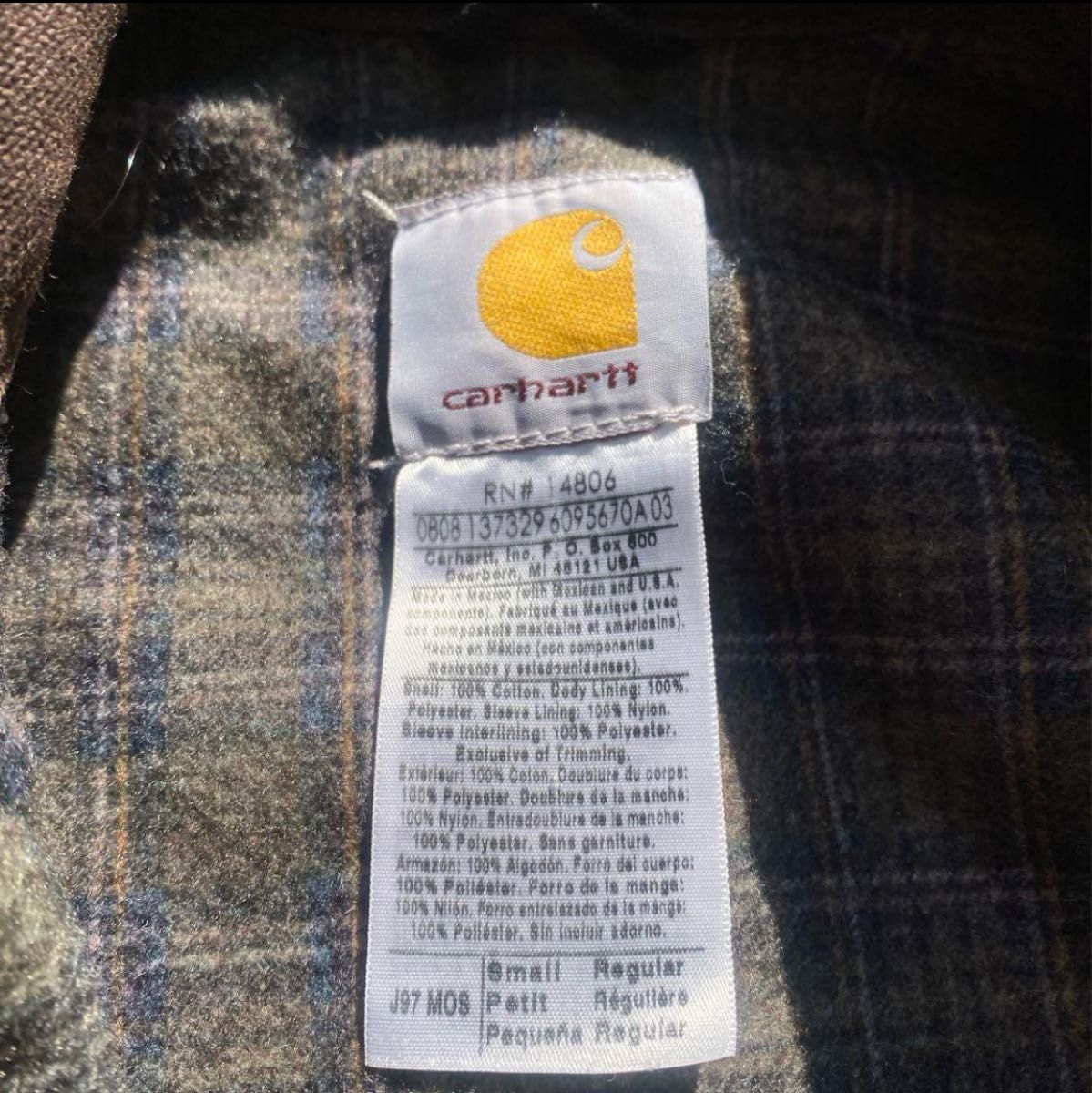 USA 製 carhartt カーハート デトロイトジャケット J97 MOS USA 製 carhartt カーハート デトロイトジャケット J97 MOS