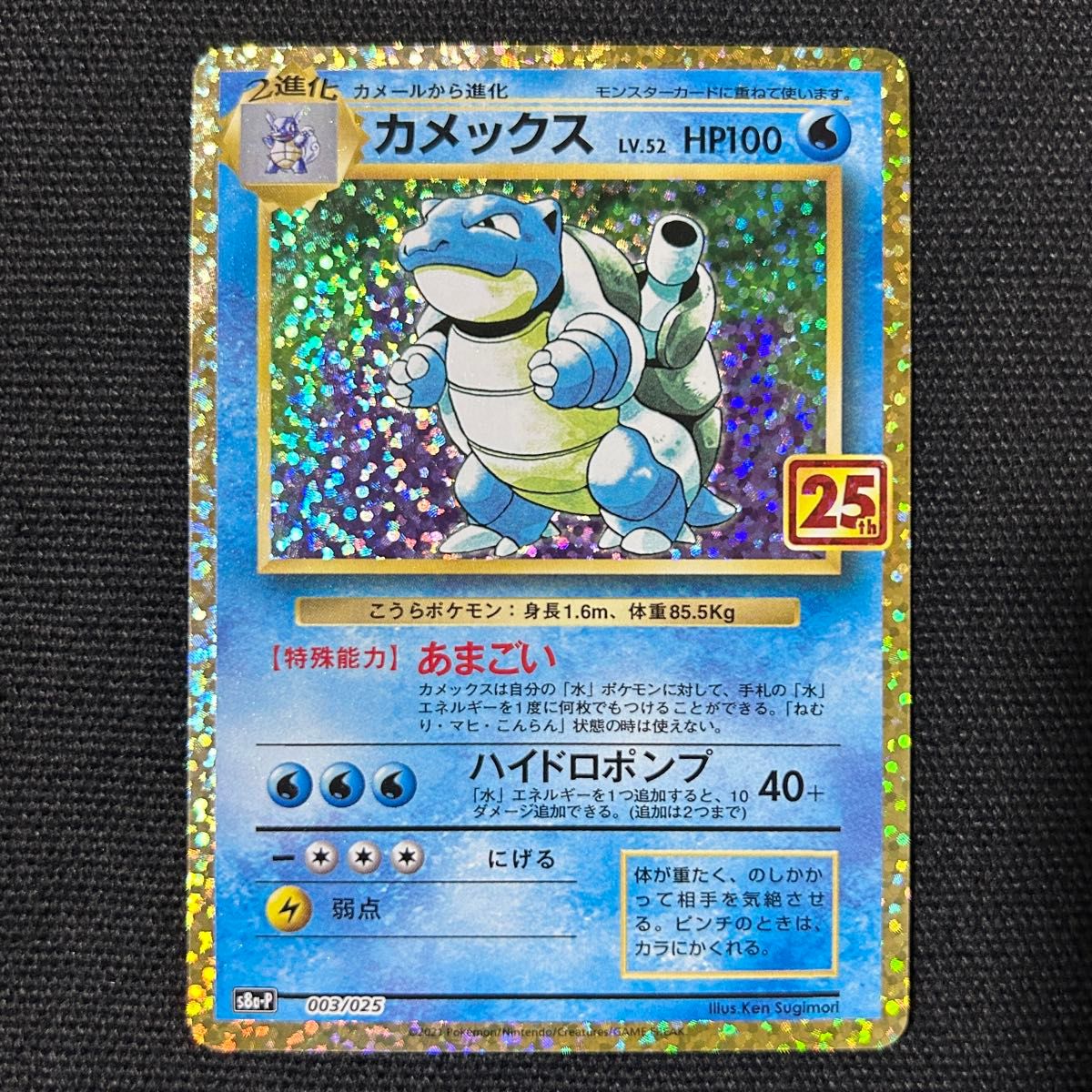 ポケモン カメックス プロモカードパック 25th ANNIVERSARY ポケモン カメックス プロモカードパック 25th ANNIVERSARY