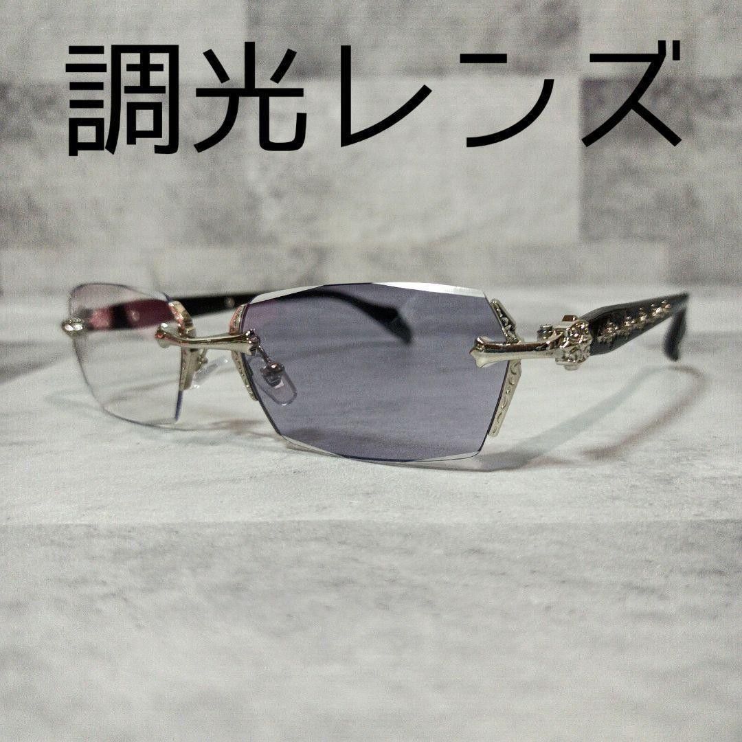 GACKT ファッショングラス ブラック×シルバー 調光レンズ 未使用 GACKT ファッショングラス ブラック×シルバー 調光レンズ 未使用