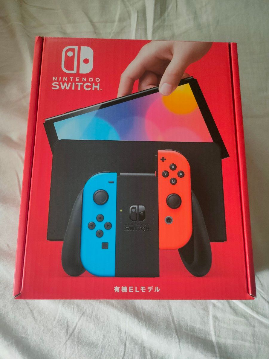 新品未使用 Nintendo Switch 有機ELモデル ネオンブルー ネオンレッド ニンテンドースイッチ 任天堂