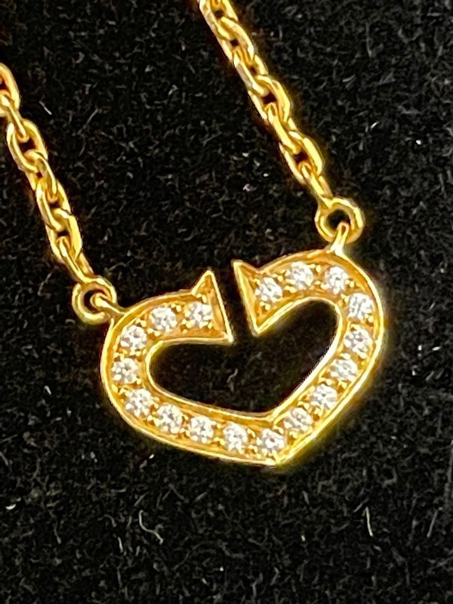 Cartier カルティエ Cハート ダイヤモンド イエローゴールド Cartier カルティエ Cハート ダイヤモンド イエローゴールド