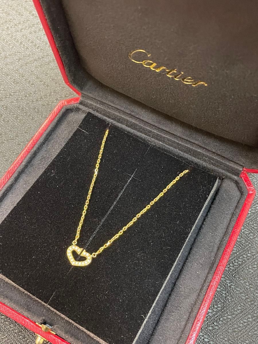 Cartier カルティエ Cハート ダイヤモンド イエローゴールド Cartier カルティエ Cハート ダイヤモンド イエローゴールド