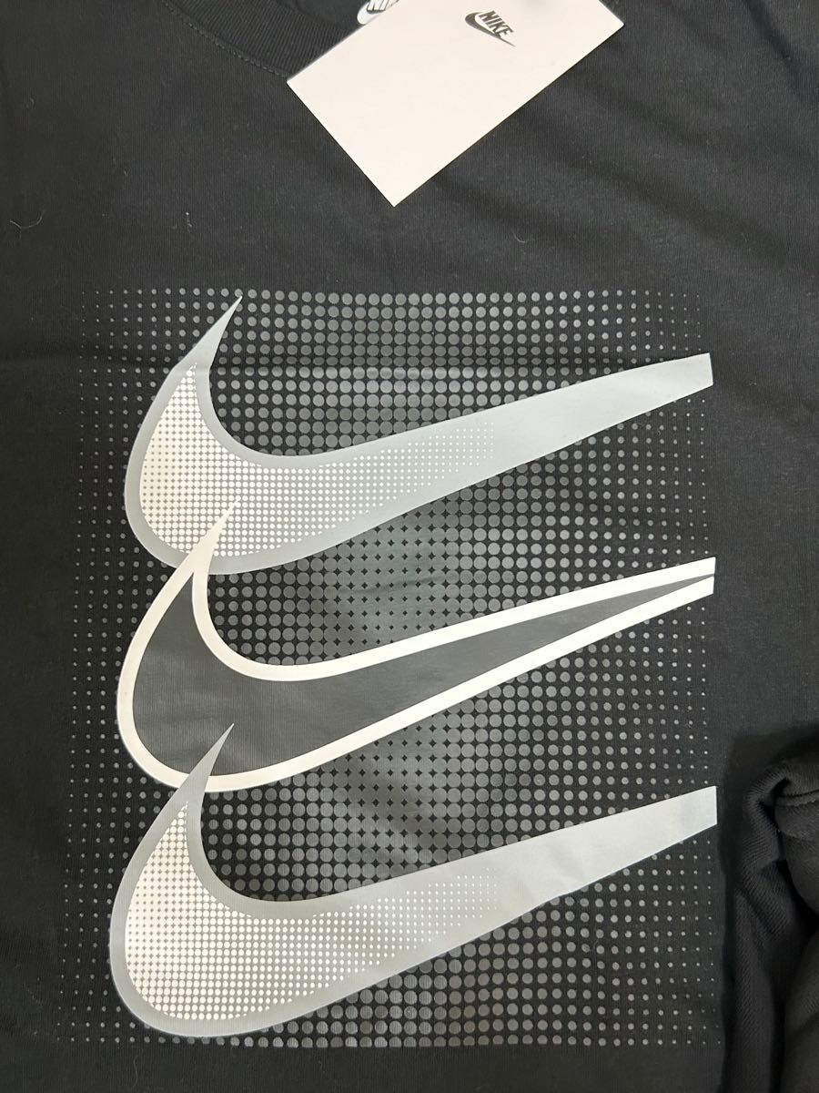 新品タグ付 ナイキ 3連ビッグスウッシュ マルチロゴ Tシャツ 新品タグ付 ナイキ 3連ビッグスウッシュ マルチロゴ Tシャツ
