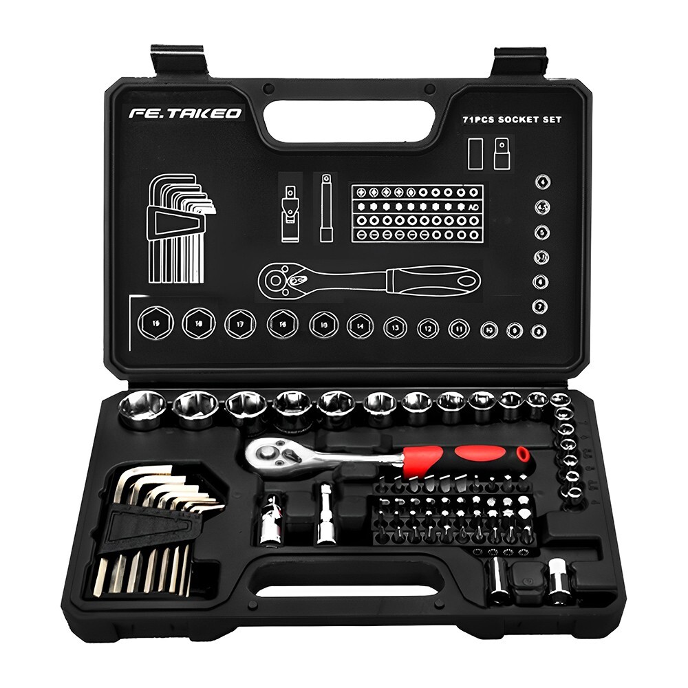 Yahoo!オークション - 工具セット 71PCS 作業 整備工具セット Yahoo!オークション - 工具セット 71PCS 作業 整備工具セット