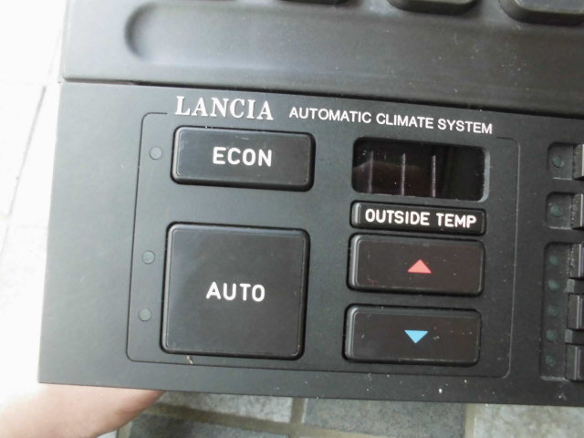  Lancia Thema original air conditioner control switch klai Mate control used 1147328528