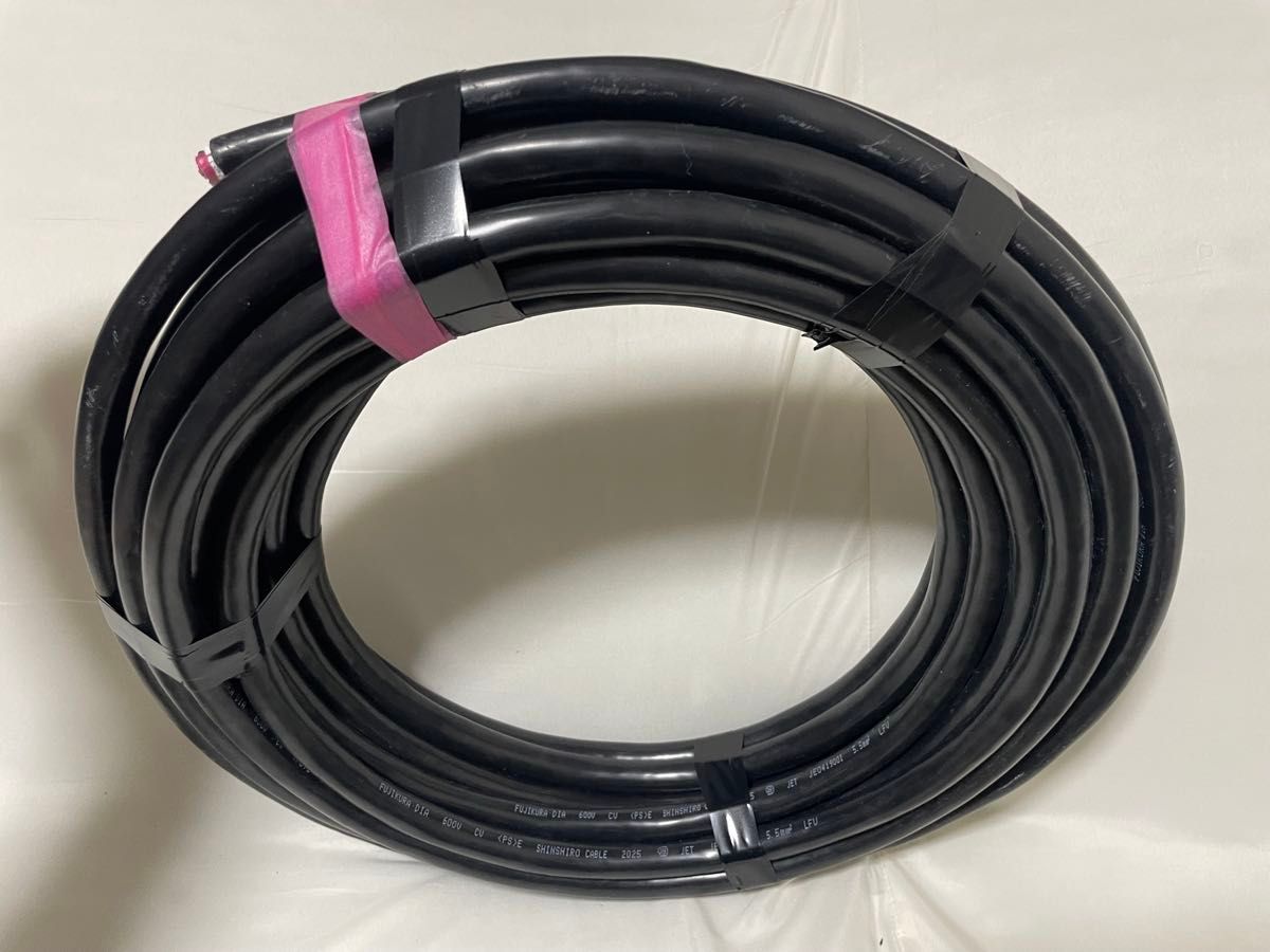 GW限定特価】CV5 5×3c 13m (赤白黒) フジクラダイヤケーブル GW限定特価】CV5 5×3c 13m (赤白黒) フジクラダイヤケーブル