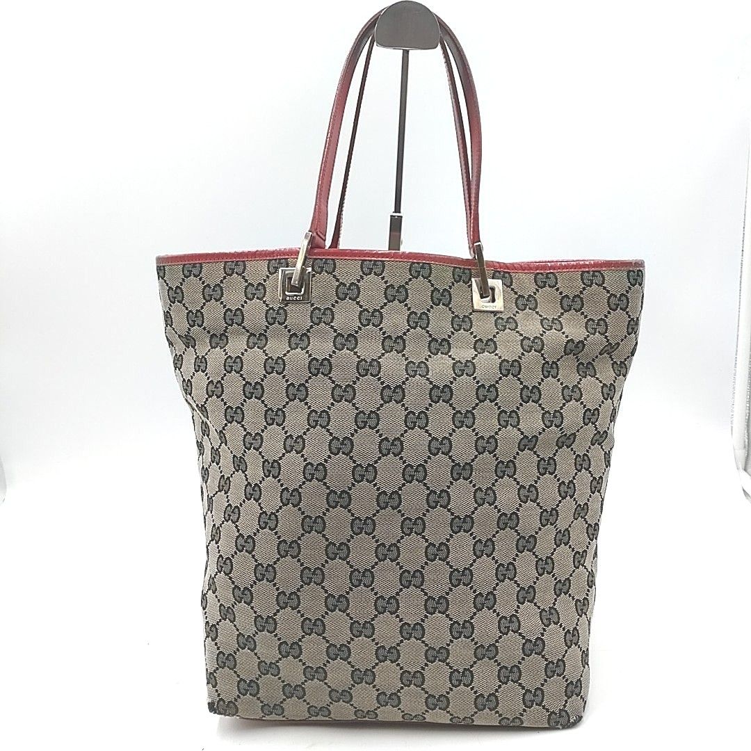 GUCCI グッチ GGキャンバス トートバッグ ハンドバッグ GUCCI グッチ GGキャンバス トートバッグ ハンドバッグ