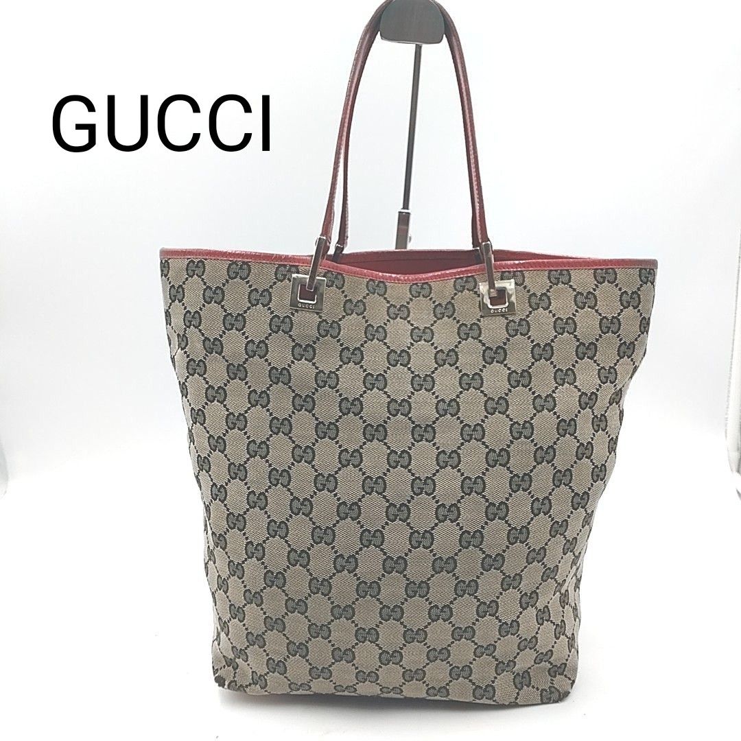 GUCCI グッチ GGキャンバス トートバッグ ハンドバッグ GUCCI グッチ GGキャンバス トートバッグ ハンドバッグ